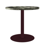 Burgundy Halo Cafe Table